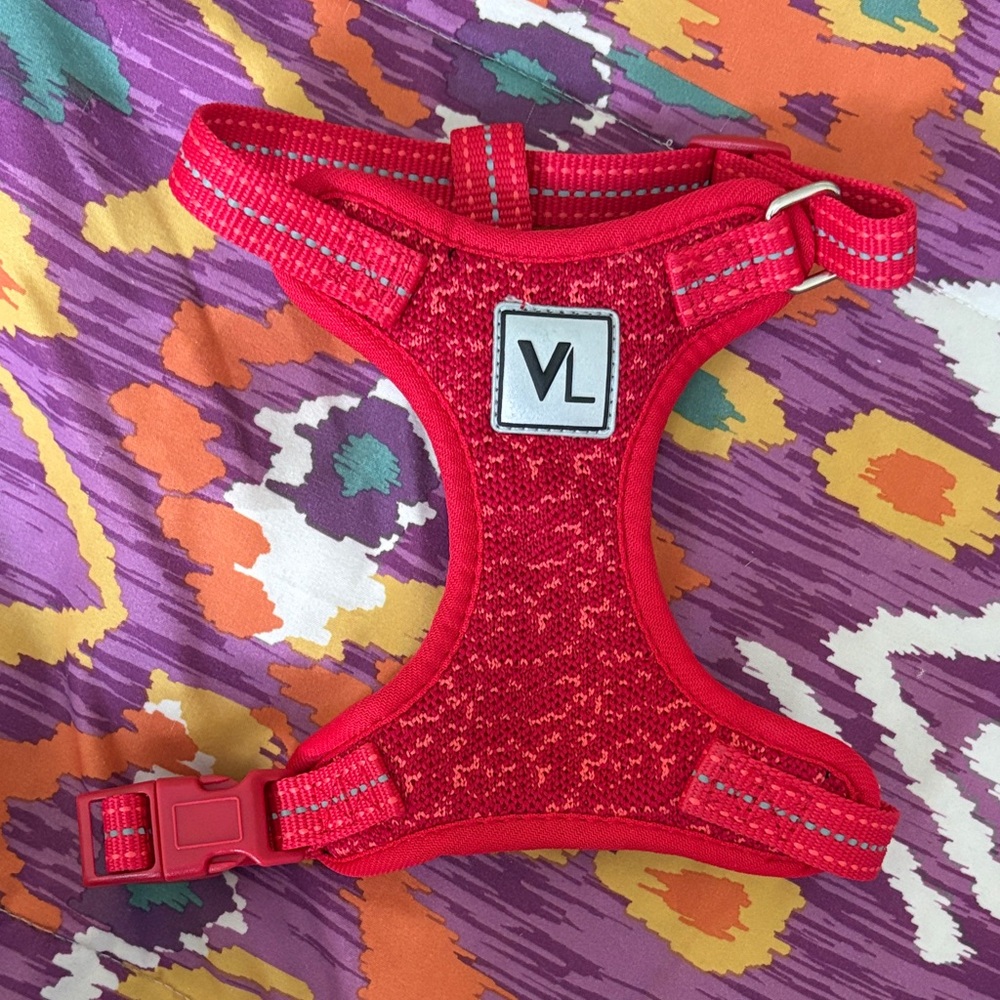 Red VL Dog Harness